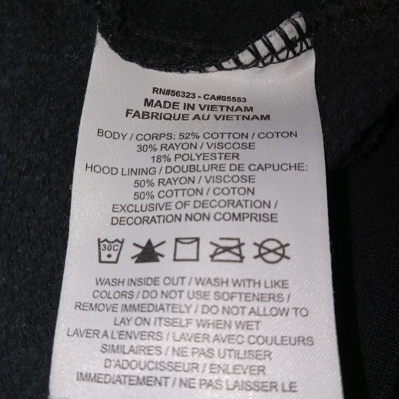 Nike Black 2 Pc Hooded Sweatshirt & Jogger Pants Xltg - Picture 11 of 11